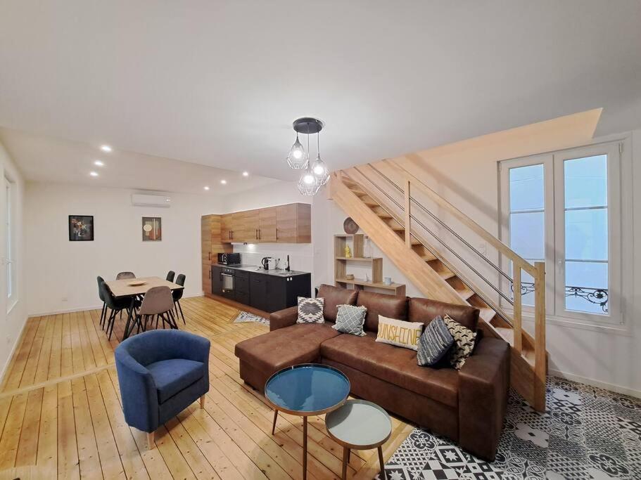 Antibes, Duplex Lumineux Apartment แร็งส์ ภายนอก รูปภาพ
